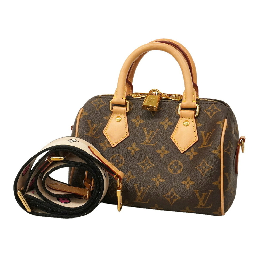 Louis Vuitton Monogram Speedy Bandoulière 20 Handbag M46234 Noir (Black) 2-wa...